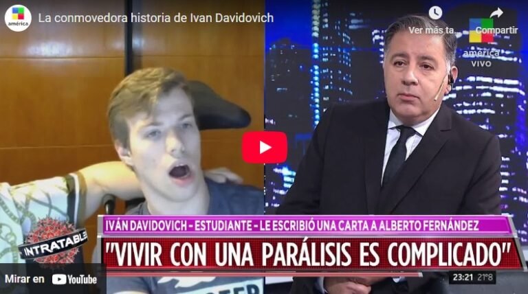 captura de pantalla noticia de America TV