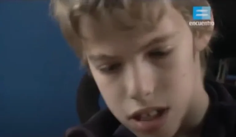 captura del documental. Ivan de pequeño