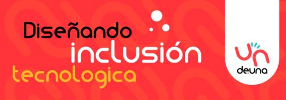 Diseñando inclusión tecnológica: gráfico institucional de la agencia DeUna, relacionado con inclusión y tecnología accesible